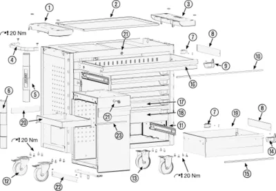 Zeichnung 179AXXL-7